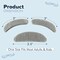 4E's Novelty Old Person Costume Glasses for Kids Adults Gold Rectangular Fake Eyeglasses Old Lady Glasses for 100th Day of School Costume Dress Up Accessory